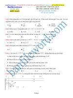Đề thi thử THPT 2018 môn Toán Đề megabook 2018 Đề 03   File word Có đáp án Có lời giải chi tiết