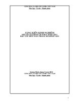 skkn một số GIẢI PHÁP GIÚP học SINH lớp 5 học tốt môn TOÁN TRONG mô HÌNH VNEN 