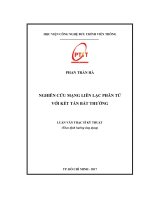 Nghiên cứu mạng liên lạc phân tử với kết táng bất thường (Luận văn thạc sĩ)