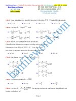 Đề thi thử THPT 2018 môn Toán Đề megabook 2018 Đề 05   File word Có đáp án Có lời giải chi tiết