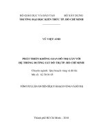 Phát triển không gian đô thị gắn với hệ thống đường sắt đô thị TP. Hồ Chí Minh (tt)