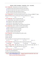 Đề KSCL THPT Yên Định II  Thanh Hóa  Lần 1  File word có lời giải chi tiết