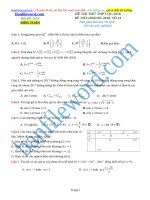 Đề thi thử THPT 2018 môn Toán Đề megabook 2018 Đề 14   File word Có đáp án Có lời giải chi tiết