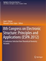  congress on electronic structure principles and applications ESPA  2012 a  conference selection from theoretical chemistry accounts 