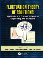 Fluctuation theory of solutions applications in chemistry chemical engineering and biophysics 