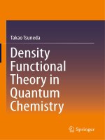 Density functional theory in quantum chemistry 