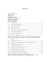 TÌNH HÌNH sản XUẤT và TIÊU THỤ CHÈ búp tươi của các hộ NÔNG dân TRÊN địa bàn HUYỆN mộc CHÂU TỈNH sơn LA