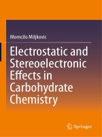 Electrostatic and stereoelectronic effects in carbohydrate chemistry 