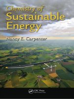 Chemistry of sustainable energy 