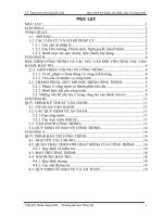 BC quy trinh van hanh va bao tri cong trinh TB quynh lam