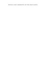 Physics and chemistry of the deep earth 