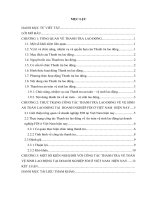 Thực trạng công tác thanh tra về an toàn – vệ sinh lao động (AT – VSLĐ) tại doanh nghiệp có vốn đầu tư nước ngoài FDI ở việt nam hiện nay