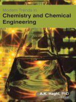 Modern trends in chemistry and chemical engineering 