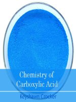 Chemistry of carboxylic acid 