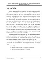 Thiết kế phân xưởng sản xuất sữa chua uống tách 3/4 béo, năng suất 28000 tấn nguyên liệu sữa tươi một năm