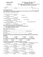 De khao sat giua ki II anh 7 thi diem