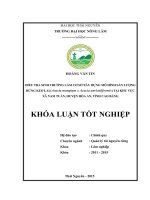 Điều tra sinh trưởng làm cơ sở xây dựng mô hình sản lượng rừng keo lai (Acacia mangium x Acacia auriculiformis) tại xã Nam Tuấn, huyện Hòa An, tỉnh Cao Bằng (Khóa luận tốt nghiệp)