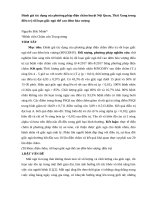 Đánh giá tác dụng của phương pháp điện châm huyệt nội quan, thái xung trong điều trị rối loạn giấc ngủ thể can đởm hỏa vượng