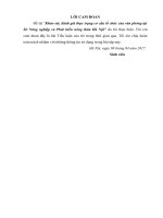 Khảo sát, đánh giá thực trạng cơ cấu tổ chức của văn phòng tại Sở Nông nghiệp và Phát triển nông thôn Hà Nội