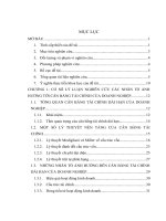 Phân tích các yếu tố ảnh hưởng đến cân bằng tài chính dài hạn của các doanh nghiệp sản xuất hàng tiêu dùng trên thị trường chứng khoán việt nam