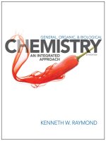 General organic and biological chemistry an integrated approach 1 