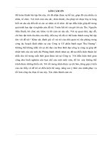 Khảo sát đánh giá về vai trò của nhà quản trị văn phòng trong công tác hoạch định nhân sự tại công ty cổ phần bánh ngọt thu hương