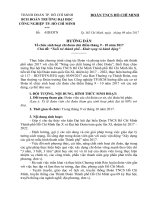 Mẫu hướng dẫn tổ chức sinh hoạt chi đoàn theo chủ điểm