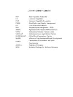 An accessement of  economic efficiency of safe vegetable  production of farm  households at kim dinh commune, kim thanh district, hai duong province