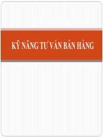 CÁCH TƯ VẤN VÀ CHỐT SALE