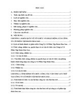 khảo sát công tác tổ chức về văn thư, lưu trữ tại công ty cổ phần tập đoàn hoa sao