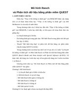 Mô hình rasch và phân tích dữ liệu