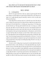 Đề tài PHÁP LUẬT về GIẢI QUYẾT TRANH CHẤP đất ĐAI và THỰC TIỄN áp DỤNG TRÊN địa bàn THÀNH PHỐ BUÔN MA THUỘT