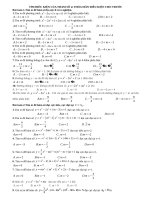 tim dieu kien tham so thoa man dieu kien cho truoc 