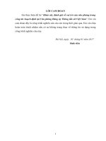 Khảo sát, đánh giá về vai trò của văn phòng trong công tác hoạch định tại văn phòng đảng ủy thông tấn xã việt nam