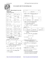 Kiến thức ôn thi THPT quốc gia môn toán năm 2018