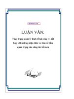 Tuthienbao com trang quan ly kinh te tai cong ty, ket hop voi nhung nhan thuc co ban ve tam quan trong cua cong tac ke toan 