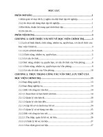 Tìm hiểu thực trạng công tác văn thưlưu trữ tại Ban Bảo mật – Văn phòng Học viện Chính trị