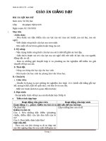 Giáo án vật lý 10 bài lực ma sát