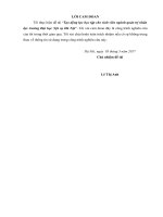 Tạo động lực học tập cho sinh viên ngành quản trị nhân lực trường Đại học Nội vụ Hà Nội