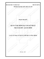 Quản lý hệ thống hạ tầng kỹ thuật thị xã ba đồn   quảng bình (tt) 