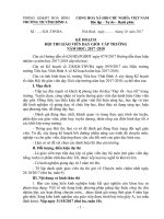 KẾ HOẠCH hội THI GIÁO VIÊN dạy GIỎI  cấp TRƯỜNG 