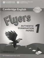 FLyer 1 2018 answer KEY