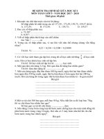 BO đề KIỂM TRA GIỮA học ký i MON TOÁN lớp 5 năm học 17 18 