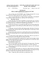 KẾ HOẠCH kiểm tra định kỳ giữa học kỳ i, năm học 2017 2018 