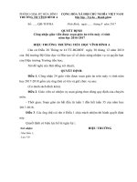 QUYẾT ĐỊNH công nhận giáo viên được soạn giáo án trên máy vi tính 