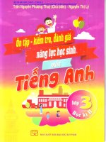Ôn tập - kiểm tra, đánh giá năng lực hs môn Tiếng Anh 3 tập 2