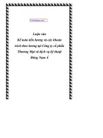 Tuthienbao com   ke toan tien luong va cac khoan trich theo luong tai cong ty co phan thuong mai va dich vu ky thuat dong nam a 