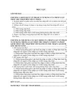 Phạm vi áp dụng thuế thu nhập cá nhân và thuế thu nhập đối với người có thu nhập cao so sánh dưới góc độ pháp lý