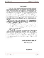 Nghiên cứu khảo sát hệ thống tự động điều chỉnh điện áp dưới tải   tính chọn OLTC trạm biến áp 220KV đồng hới   quảng bình 