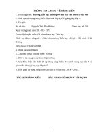 SKKN HƯỚNG DẪN HS LỚP 4 VIẾT VĂN MIÊU TẢ CÂY CỐI